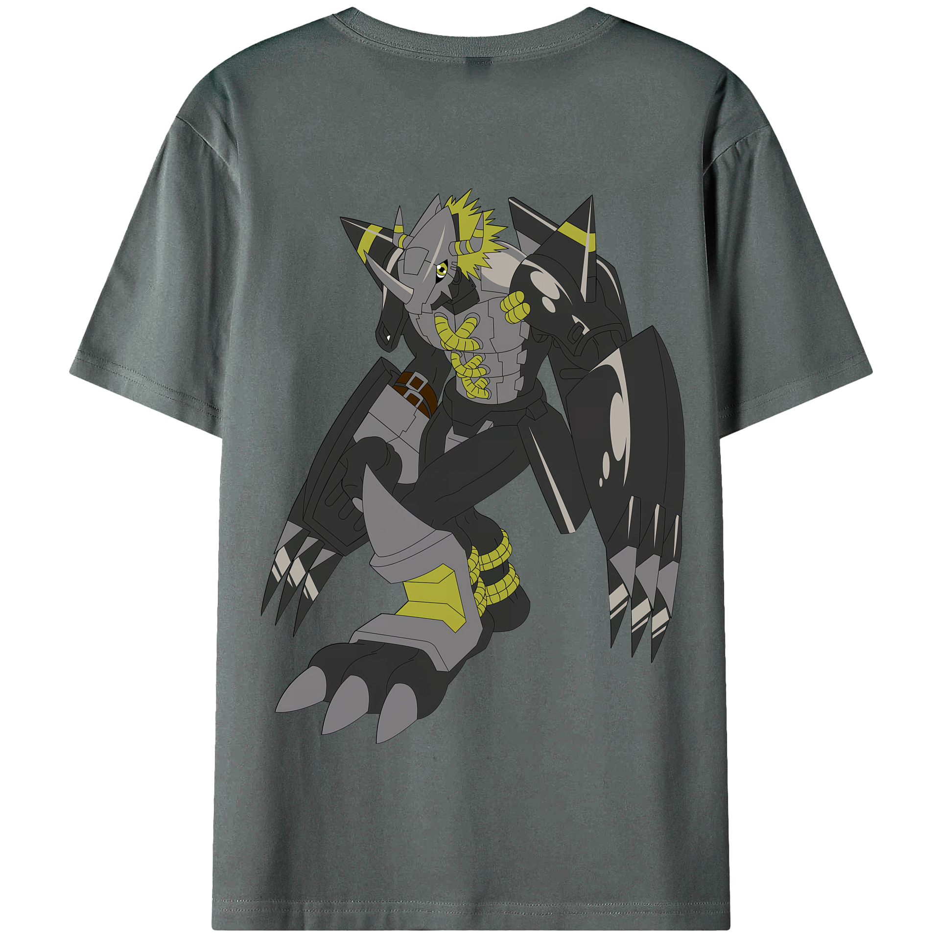 （画像用） Digimon デジタルモンスター/デジモン 綿100％半袖Tシャツ（背面プリント）